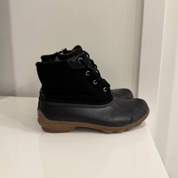 Sperry Top-Sider Women's Syren Gulf Wool Quilted Boot - Black Size 8 - Picture 7 of 12